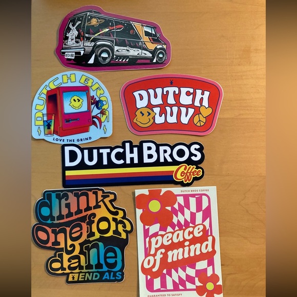 Zombie, Christmas, Arizona Rare Hard to Find Dutch Bros Stickers Mystery Bundle - Picture 9 of 16